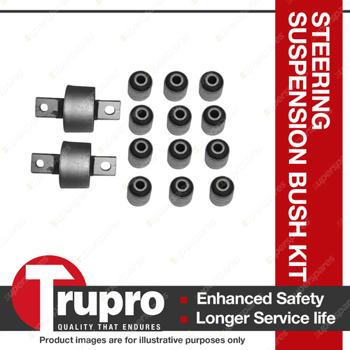 Trupro Rear Control Arm Upper Lower Trailing Arm Bush Kit for Dodge Caliber