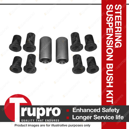 Trupro Rear Spring Bush Kit For Mitsubishi Triton MK 2WD 4WD Complete 36mm Eye