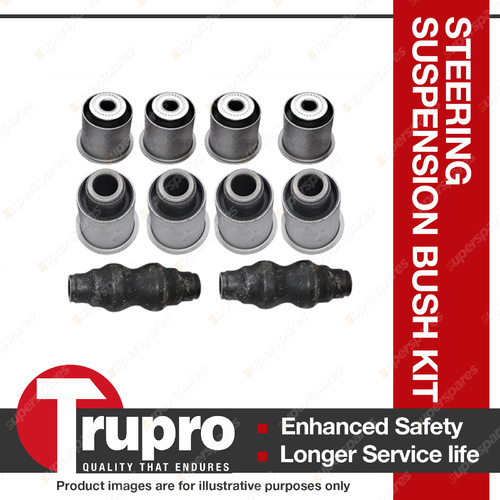 Trupro Front Control Arm Upper Inner + Lower Inner Bush Kit For Landcruiser 100