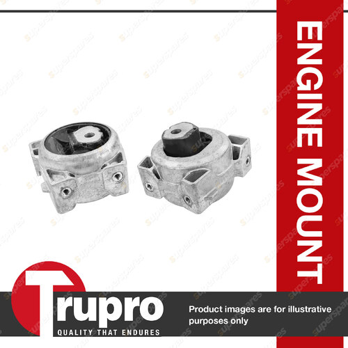 2 Trupro Rear Engine Mounts for Mercedes Benz A150 A170 A180 A200 M266 OM640