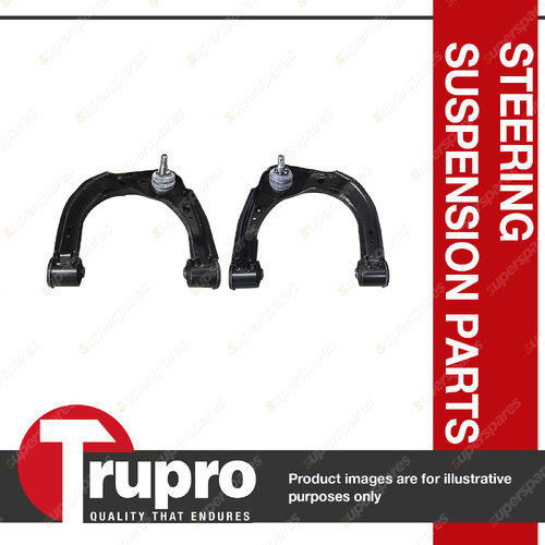 Pair Trupro Front Upper Control Arms for Haval H9 2.0L GW4C20 Petrol 15-On