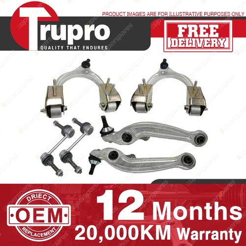 Trupro Front Upper Lower Control Arm Sway Bar Link Kit for Ford Falcon FG FG X