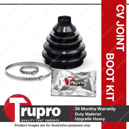 1 x Trupro Front CV Boot Kit Outer LH or RH for MITSUBISHI Galant HJ 4cyl 2.0L