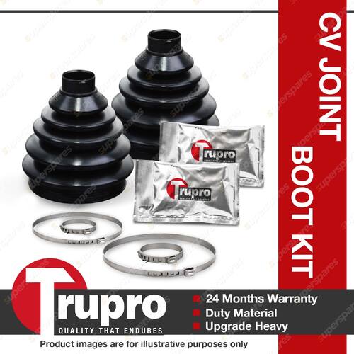 2 x Trupro CV Boot Kit - for Passenger Cars Universal Fitment 20 x 90 x 126mm