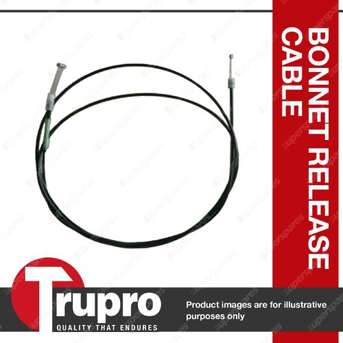 Trupro Front Bonnet Release Cable for Honda City GM 1.5L Petrol 02/09-04/14