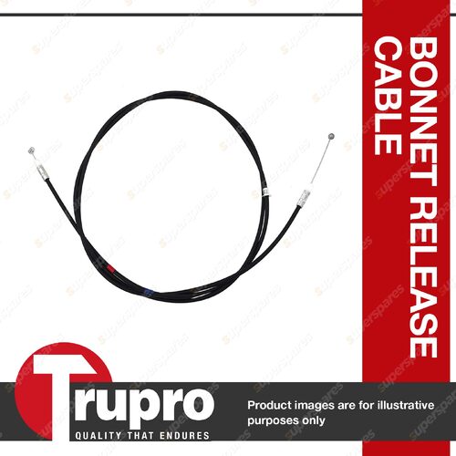 Trupro Front Bonnet Release Cable for Lexus LX470 UZJ100R 4.7L Petrol Auto