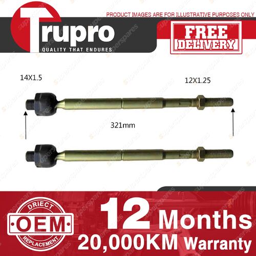 2 Pcs Trupro Rack Ends for Holden Gemini RB Sedan 1.5L FWD 1985-1987