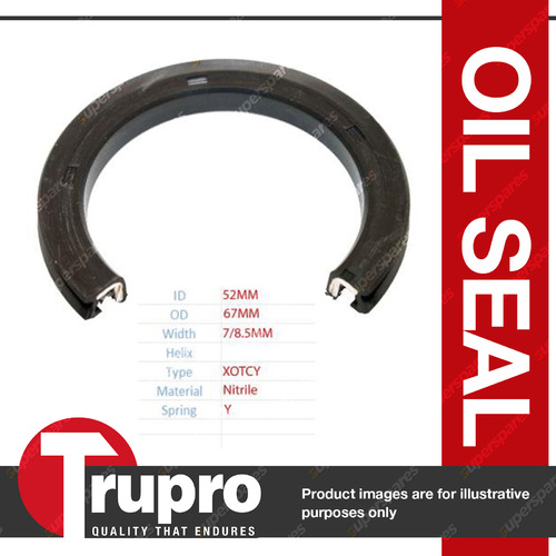 1 x Swivel Hub Oil Seal for Holden Jackaroo Rodeo I4 V6 Knuckle External