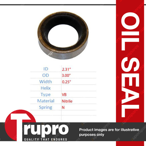 1 x Front Wheel Bearing Oil Seal for Jeep CJ7 CJ8 I4 I6 OHV 1981-1985