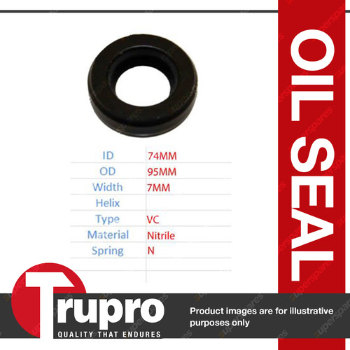 1 x Rear Outer Wheel Bearing Oil Seal for Nissan Patrol I6 12v OHV CARB