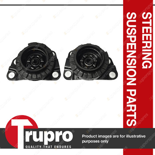 Pair Trupro Front Strut Mounts LH + RH for Jeep Cherokee KJ 2001-2008