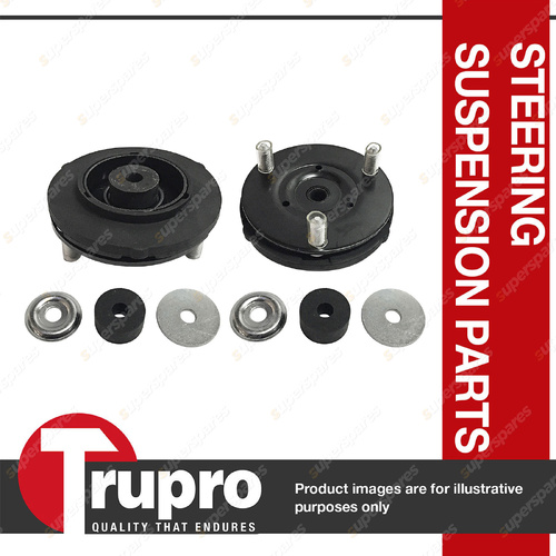 Pair Trupro Front Strut Mounts for Isuzu D-Max TFS 3.0L Diesel 4JJ1-TCX 08-20