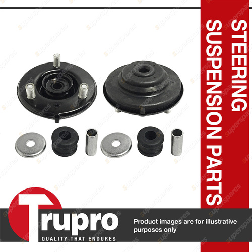 Pair Trupro Front Strut Mounts for Nissan Navara D40 2.5L 4.0L 2005-2015