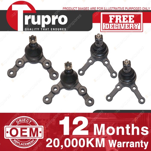 4 Pcs Trupro Lower+upper Ball Joints for FORD ECONOVAN SPECTRON SA24 SA25 SA32