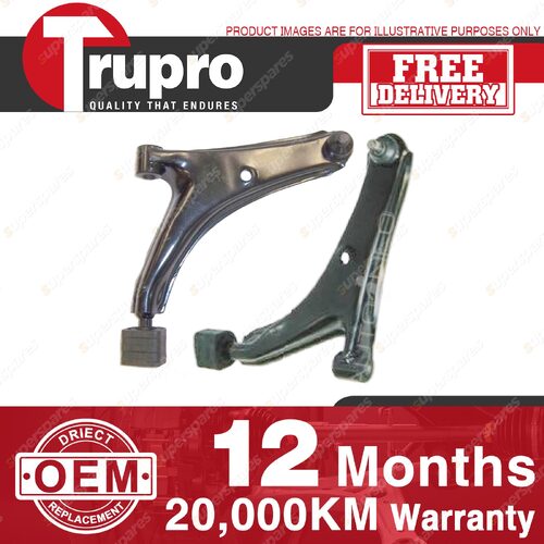 Trupro Lower LH+RH Control Arm With Ball Joint for HOLDEN BARINA MH 89-94