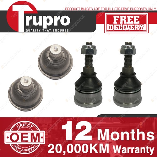 4 Pcs Trupro Lower+upper Ball Joints for FORD FALCON AUII AUIII BA UTE OO-ON