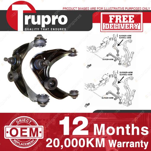 4 Trupro Lower+Upper Control Arms With Ball Joint for MAZDA 6 Ser 6 GG GY 02-07