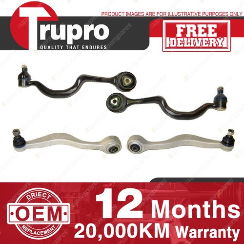 4 Lower+Upper Control Arms With Ball Joint for BMW E34-5 Ser 518i Only 88-96