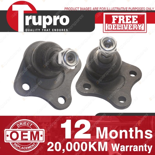 2 Pcs Trupro Lower RH+LH Ball Joints for VOLKSWAGON BORA1J NEW BEETLE