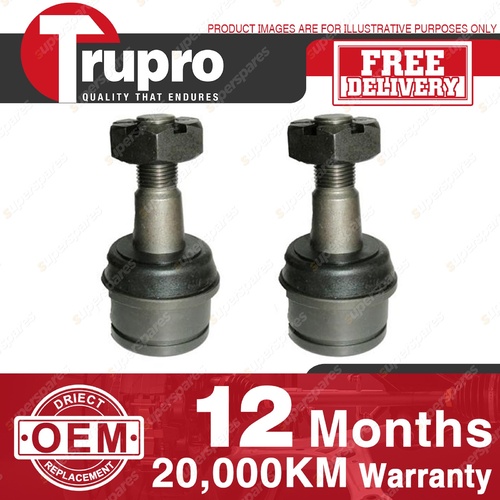 2 Pcs Brand New Premium Quality Trupro Lower Ball Joints for JEEP WRANGLER 90-04