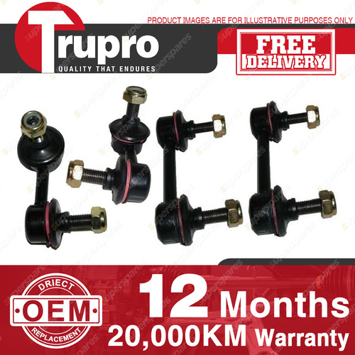 4 Pcs Premium Quality Trupro Front+Rear Sway Bar Links for HONDA S2000 99-06