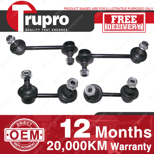 4 Pcs Trupro Front+Rear Sway Bar Links for HONDA ACCORD CG CH 97-03