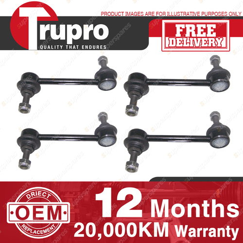 4 Pcs Trupro Front+Rear Sway Bar Links for MITSUBISHI MAGNA TE TF TRW RACK 96-98