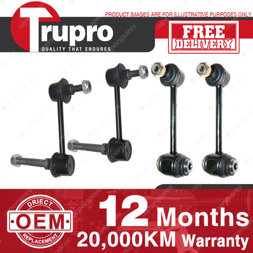 4 Pcs Trupro Front+Rear Sway Bar Links for LEXUS IS200 / IS300 99-05