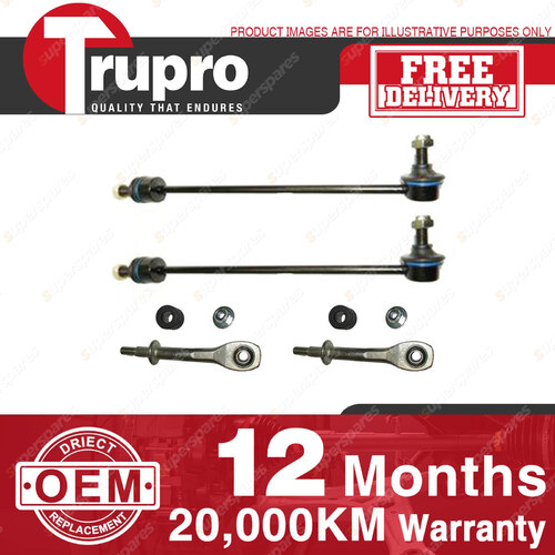 4 Pcs Trupro Front+Rear Sway Bar Links for FORD TERRITORY SX & SY 04-09