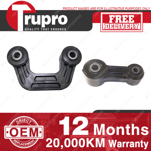 4 Pcs Trupro Front+Rear Sway Bar Links for SUBARU FORESTER SG9 02-08