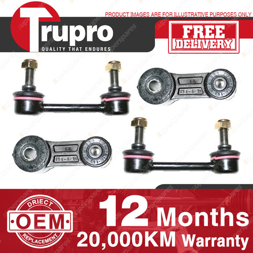 4 Pcs Trupro Front+Rear Sway Bar Links for SUBARU OUTBACK BH 2000