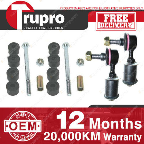 4 Pcs Trupro Front+Rear Sway Bar Links for MITSUBISHI LANCER CG 01-on