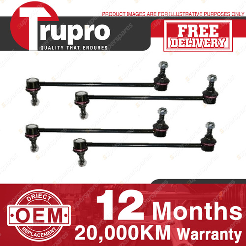 4 x Trupro Front+Rear Sway Bar Links for TOYOTA CAMRY INC VIENTA ACV36 Ser 02-06