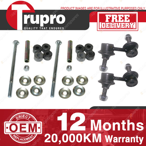 4 Pcs Trupro Front+Rear Sway Bar Links for MITSUBISHI L200 2WD SH SJ L039P 92-ON