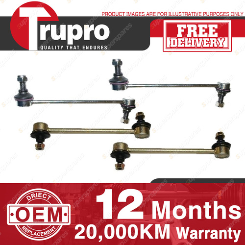 4 Pcs Trupro Front+Rear Sway Bar Links for TOYOTA AVALON MCX20 00-03