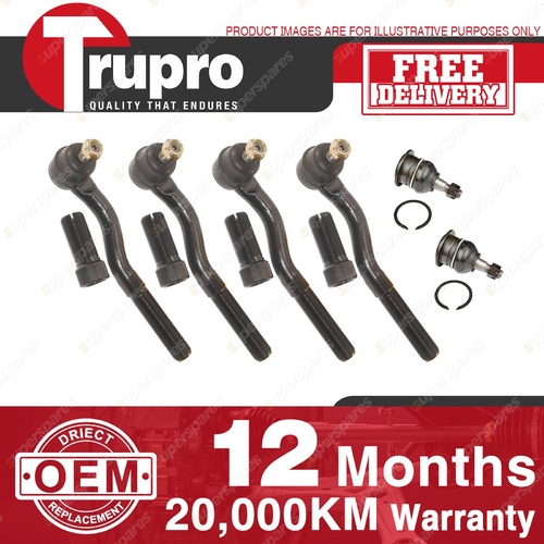 Trupro Ball Joint Tie Rod End Kit for ALFA ROMEO GIULIA SPIDER 1.3-1.6LT 64-78