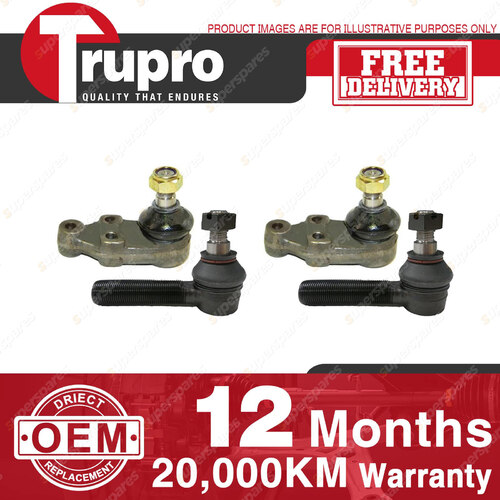 Trupro Ball Joint Tie Rod End Kit for FORD COMMERCIAL TRANSIT VAN 80-120 85-91