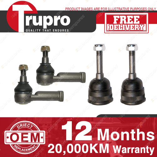 Trupro Ball Joint Tie Rod Kit for HOLDEN COMMODORE VL VN VP POWER STEER 86-93