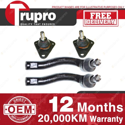 Trupro Ball Joint Tie Rod End Kit for RENAULT R20 TS to CHASSIS #198000 75-78