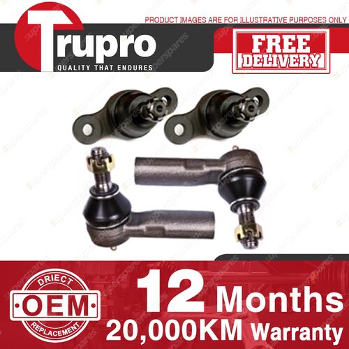 Brand New Trupro Ball Joint Tie Rod End Kit for TOYOTA MR2 AW10 AW11 84-89