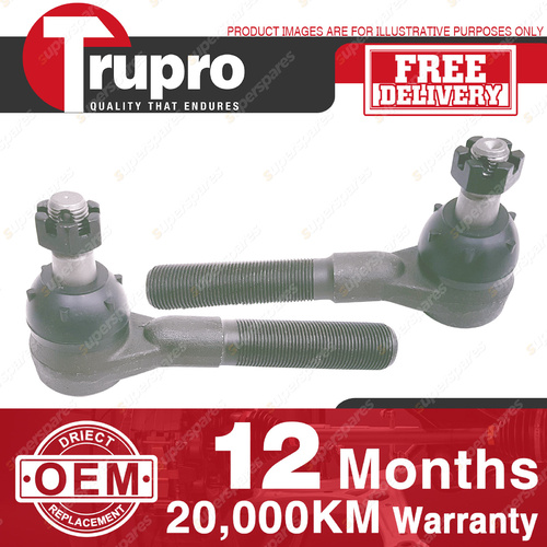 2 Pcs Trupro LH+RH Outer Tie Rod End for FORD F100 2WD KING PIN SUSPENSION 80-81