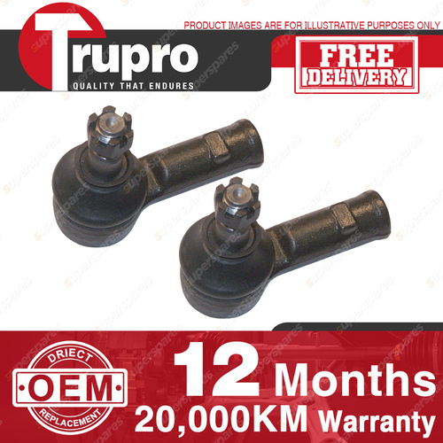 2 Trupro LH+RH Outer Tie Rod for CHEVROLET CHEV LUV KB21 KB26 KB27. KB28 81-85