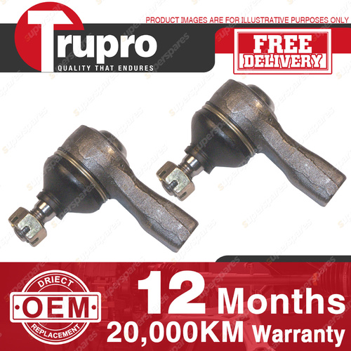 2 Pcs Trupro LH+RH Outer Tie Rod Ends for DAIHATSU CHARADE G10 77-82