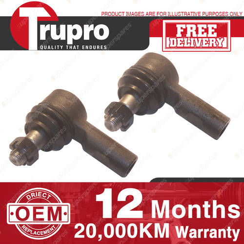 2 Pcs Trupro LH+RH Outer Tie Rod Ends for ISUZU LIGHT COMMERCIAL ISUZU MU 89-94