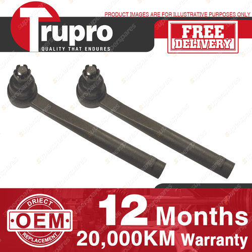 2 Pcs Trupro LH+RH Outer Tie Rod Ends for NISSAN 300ZX Z31 Inc. TURBO 86-90