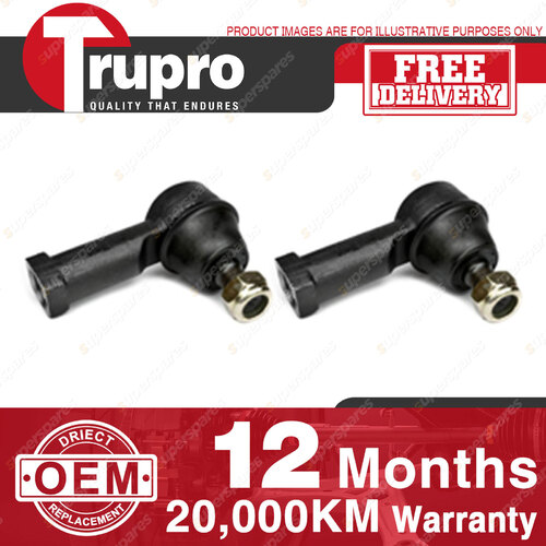 2 Pcs Trupro LH+RH Outer Tie Rod End for Rover Mini 1.0L A Series 89-91 Sedan