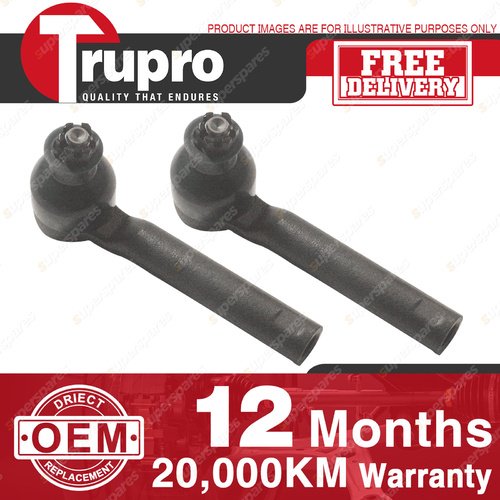 2 Pcs Trupro LH+RH Outer Tie Rod Ends for SUBARU FORESTER SG9 02-08