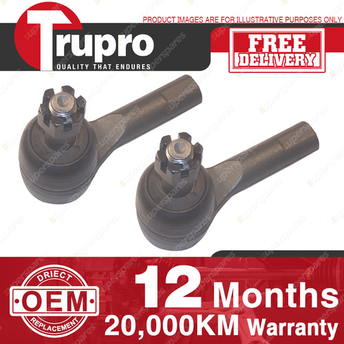 2 Pcs Trupro LH+RH Outer Tie Rod Ends for SUBARU OUTBACK BD BG 94-00