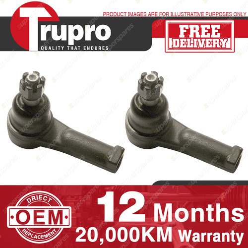 2 Pcs Trupro LH+RH Outer Tie Rod Ends for TOYOTA LEXCEN VR VS 93-on