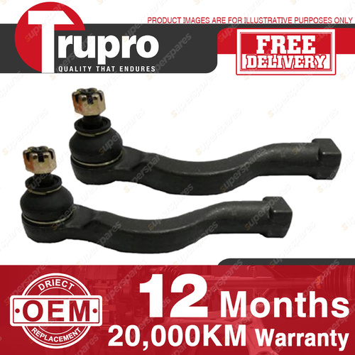 Trupro LH+RH Inner Tie Rod Ends for MITSUBISHI COMMERCIAL TRITON 2WD ML 06 09